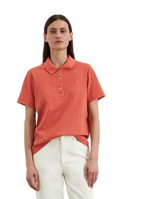Marc O'Polo MARC O'POLO Damen Poloshirt "aus Light Piqué-Jersey", rot, casual, Gr. S, unifarben, Obermaterial: 96% Baumwolle, 4% Elasthan, Shirts