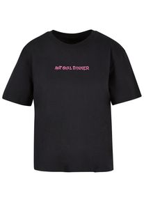 MISS TEE Herren T-Shirt "Miss Tee Damen Hot Girl Dinner Tee", schwarz, casual, Gr. XS, bedruckt, 100% Baumwolle, Shirts