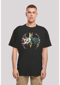 F4NT4STIC Herren T-Shirt "Batman Comic Book Logo", schwarz, casual, Gr. L, Obermaterial: 100% Baumwolle, Shirts, Print