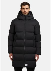 Khujo Herren Steppmantel "Caius2-YM", schwarz, Basic, Gr. XL, Obermaterial: 100% Nylon, Futter: 100% Nylon, Wattierung: 100% Polyester, Mäntel,