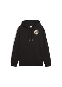 Puma Herren Hoodie "GRAPHICS Super Puma Hoodie Herren", schwarz, Gr. M, Obermaterial: 100% Baumwolle; Kapuzenfutter: 100% Baumwolle; Rippe: 96%