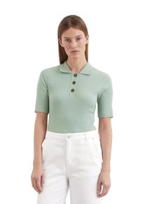 Marc O'Polo MARC O'POLO Damen Poloshirt "mit TENCEL Modal", grün, casual, Gr. L, unifarben, Obermaterial: 61% Baumwolle, 36% Modal, 3% Elasthan, Shirts