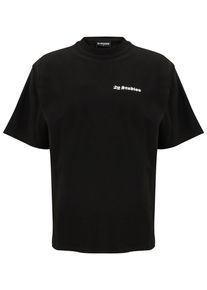 2Y STUDIOS Herren T-Shirt "2Y Studios Herren Smiley Oversize Tee", schwarz, casual, Gr. S, bedruckt, 100% Baumwolle, Shirts