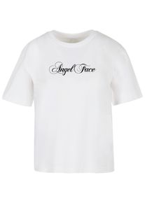 MISS TEE Herren T-Shirt "Miss Tee Angel Face Tee", weiß, casual, Gr. XS, bedruckt, 100% Baumwolle, Shirts