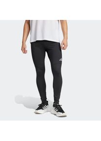 Herren Lauftights "ULT TIG CLIMA M", schwarz, sportlich, Gr. S, adidas Performance, Obermaterial: 79% Polyester, 21% Elasthan, Hosen