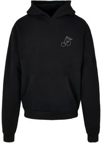 Merchcode Herren Kapuzensweatshirt "Merchcode Herren Cherry Ultra Heavy Hoody", schwarz, Gr. XL, bedruckt, 100% Baumwolle, Sweatshirts