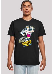F4NT4STIC Herren T-Shirt "DC Comics Wonder Woman Vintage Lasso", schwarz, casual, Gr. XL, Obermaterial: 100% Baumwolle, Shirts, Print