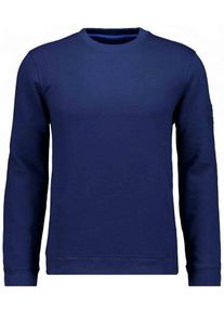 Ragman Herren Sweatshirt, blau, casual, Gr. L, 65% Baumwolle 35% Polyester, Sweatshirts