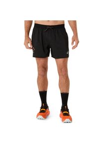 asics Herren Laufshorts "FUJITRAIL ALL OVER PRINT 5IN SHORT", schwarz, sportlich, Gr. XL, Obermaterial: 100% Polyester, Hosen