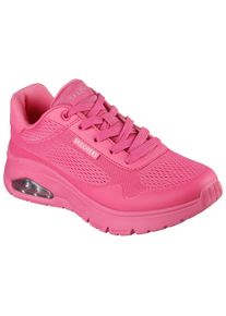 Skechers Damen Sneaker "UNO FLEX-UNO FRESH ONE", Gr. 35, pink, Textil, Lederimitat, sportlich, Schuhe, Neon Schuh, Sneaker, Keilsneaker mit