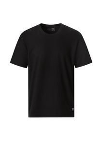 TRIGEMA Herren T-Shirt "TRIGEMA Heavy T-Shirt aus 100% recycelter Baumwolle", schwarz, Basic, Gr. M, 100% Baumwolle (recycelt), Shirts