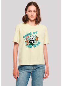 F4NT4STIC Damen T-Shirt "Tao Tao Child Of The Wild", gelb, casual, Gr. XL, Obermaterial: 100% Baumwolle, Shirts, Retro, Heroes of Childhood, TV Serie