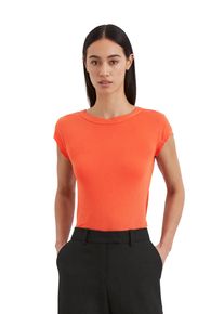 Marc O'Polo MARC O'POLO Damen T-Shirt "aus Organic Cotton", rot, Basic, Gr. XXL, unifarben, Obermaterial: 100% Baumwolle, Shirts
