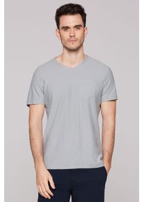 CMPD Herren V-Shirtsmokey mint, casual, Gr. XXL, Strukturmuster, Material: 100% Baumwolle, Shirts, aus Baumwolle