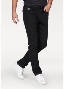 Bruno Banani Herren Straight-Jeans "Hutch", schwarz, modisch, Gr. 32, unifarben, Denim/Jeans, Obermaterial: 98% Baumwolle, 2% Elasthan, Jeans, gerade