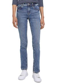 Tom Tailor Damen Straight-Jeans "Alexa Straight", blau, casual, Gr. 26, unifarben, Denim/Jeans, Obermaterial: 98% Baumwolle, 2% Elasthan, Jeans, in