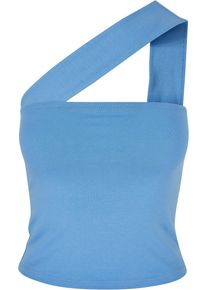 Urban Classics Herren Muskelshirt "Urban Classics Damen Ladies One Strap Top", blau, casual, Gr. XXXL, unifarben, 95% Baumwolle, 5% Elasthan, Shirts