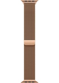 Apple Smartwatch-Armband "Milanaise", 13-18cm, Apple Watch Modelle 38mm / 40mm / 41mm / 42mm, gold, Uhrenarmbänder