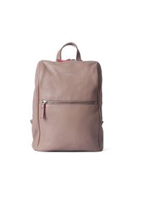 vargu Cityrucksack "Lexa 1", orange, Leder, casual, Rucksäcke, LGW zertifiziertes Leder