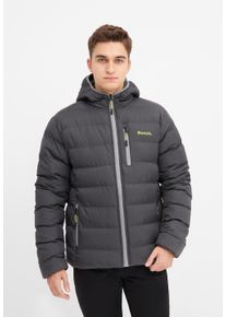 Bench. Herren Steppjacke "GAUDINO", grau, casual, Gr. 48, unifarben, Web, Steppware, Obermaterial: 100% Polyester, Jacken