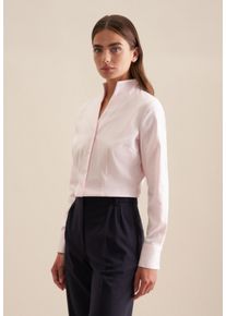 Seidensticker Damen Klassische Bluse, pink, Gr. 38, unifarben, 100% Baumwolle, Blusen, Kragen Uni