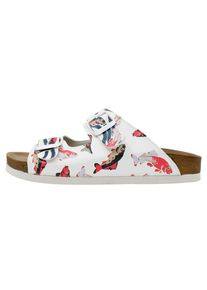 DOGO Damen Pantolette "Stella Koi World Damen Sandalen/ Sandaletten / Female", Gr. 40, bunt, Lederimitat, Schuhe, Vegan