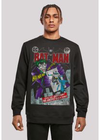 F4NT4STIC Herren Kapuzenpullover "Batman Joker Playing Card Cover", schwarz, casual, Gr. XS, Obermaterial: 50% Baumwolle, 50% Polyester, Pullover,