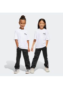 Kinder Trainingsanzug "ADIBREAK TEE ST", schwarz, sportlich, Gr. 116, adidas originals, Obermaterial: 100% Baumwolle. Obermaterial Hose: 100%