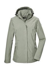 Killtec Damen Outdoorjacke "KOS 26 WMN JCKT", grau, sportlich, Gr. 46, Oberstoff: 100% Polyester, Futter: 100% Polyester (recycelt), Jacken,