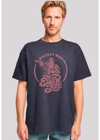F4NT4STIC Herren T-Shirt "Elton John Rocketman", blau, casual, Gr. XXXL, Obermaterial: 100% Baumwolle, Shirts, Premium Qualität