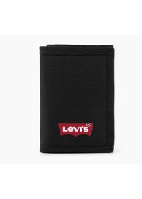 Levi's LEVI'S Geldbörse "Batwing Trifold Wallet", schwarz, Polyester, casual, Kleinlederwaren, im praktischen Format Geldbeutel Portemonnaie Herrenbörse