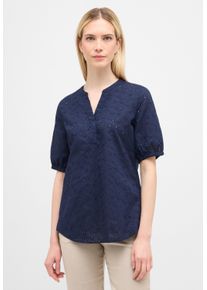 Eterna Damen Schlupfbluse "REGULAR FIT", blau, casual, Gr. 40, 100% cotton, Blusen