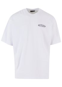 2Y STUDIOS Herren T-Shirt "2Y Studios Herren 2Y Introspect Oversize Tee", weiß, casual, Gr. L, bedruckt, 100% Baumwolle, Shirts