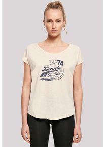 F4NT4STIC Damen T-Shirt "Elton John Bennie And The Jets", beige, casual, Gr. XXL, Obermaterial: 100% Baumwolle, Shirts, Musik, Band, Logo