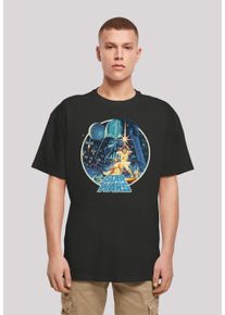 F4NT4STIC Herren T-Shirt "Star Wars Vintage Victory Rebellen Logo", schwarz, casual, Gr. M, Obermaterial: 100% Baumwolle, Shirts, Print