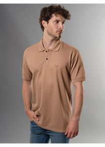 TRIGEMA Herren Poloshirt "TRIGEMA Poloshirt DELUXE Piqué", braun, Basic, Gr. XL, 100% Baumwolle, Shirts
