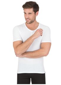 TRIGEMA Herren Funktionsshirt "TRIGEMA Ski/Sportshirt", weiß, sportlich, Gr. M, 100% Polyester (Bioactive), Shirts