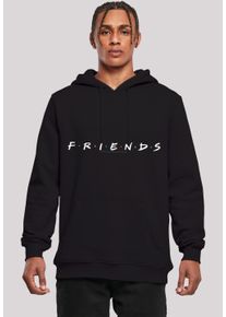 F4NT4STIC Herren Sweatshirt "FRIENDS TV Serie Text Logo", schwarz, casual, Gr. L, Obermaterial: 65% Baumwolle, 35% Polyester, Sweatshirts,