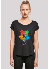 F4NT4STIC Damen T-Shirt "Harry Potter Hogwarts Junior Crest", schwarz, casual, Gr. XS, Obermaterial: 100% Baumwolle, Shirts, Print