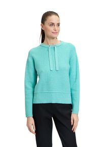 Betty Barclay Damen Strickpullover "Betty Barclay Strickpullover mit Rippenstruktur", blau, casual, Gr. 40, Strick, Obermaterial: 50% Viskose, 27%