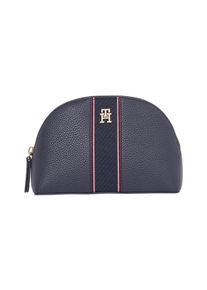 Tommy Hilfiger Damen Kulturbeutel "TH LEGACY WASHBAG", blau, Lederimitat, Textil, Taschen, Reise, Damen Kosmetiktasche, Mini Bag mit