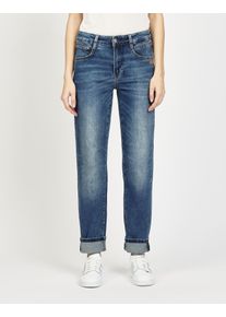 Gang Damen Straight-Jeans "94SOLEY", blau, casual, Gr. 29, Denim/Jeans, Obermaterial: 98% Baumwolle, 2% Elasthan, Jeans, exklusives Design ohne