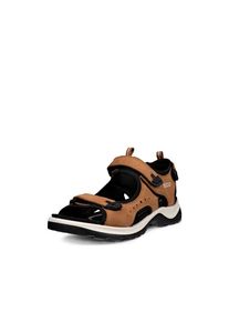 Ecco Damen Trekkingsandale "OFFROAD", Gr. 37, braun, Leder, sportlich, Schuhe, Outdoorschuh, Sommerschuh, Freizeitsandale, mit Klettverschlüssen