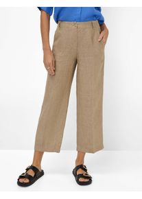 Brax Damen Culotte "Style MAINE S", beige, Gr. 20, 100% Leinen, Hosen