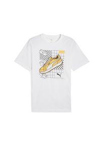 Puma Herren T-Shirt "Graphics Sneaker T-Shirt Herren", weiß, Gr. XL, clean, Obermaterial: 100% Baumwolle; Rippe: 20% Polyester, 80% Baumwolle, Shirts