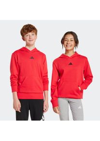 Kinder Kapuzensweatshirt "J SL FL HD 225", rot, sportlich, Gr. 128, adidas Sportswear, Obermaterial: 71% Baumwolle, 29% Polyester, Sweatshirts