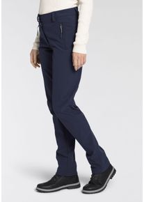 Icepeak Damen Softshellhose "ARGONIA", blau, sportlich, Gr. 48, Obermaterial: 97% Polyester, 3% Elasthan, Hosen