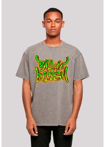 F4NT4STIC Herren T-Shirt "Billie Eilish Logo", grau, casual, Gr. 5XL, Obermaterial: 100% Baumwolle, Shirts, Premium Qualität