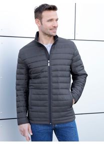 CLASSIC Herren Steppjacke, grau, Gr. 46, unifarben, 100% Polyester, Jacken