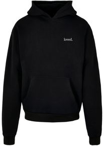Merchcode Herren Kapuzensweatshirt "Merchcode Herren Logo Vertical Ultra Heavy Hoody", schwarz, Gr. L, bedruckt, 100% Baumwolle, Sweatshirts